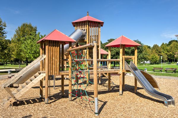 Playground Mulch Installation in Lake Charles