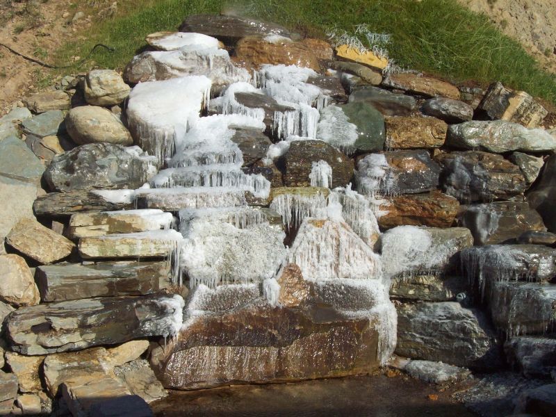 Rock Fountain Installation